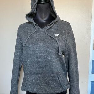 2000s gray Hollister hoodie sweatshirt
